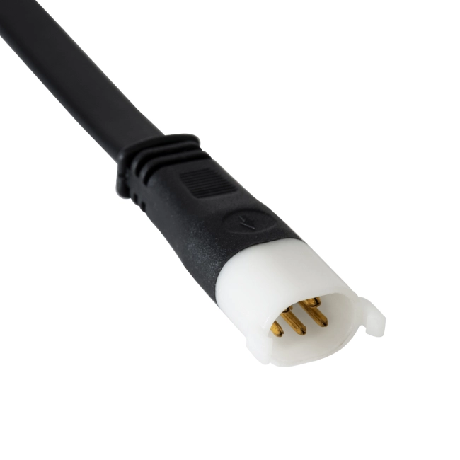 WWCONNECTOR 90712 5 Pin Σύνδεσμος Τροφοδοσίας για Wall Washers & Προβολείς με Είσοδο 5 x 0.25mm2 & Έξοδο 1 x Θηλυκό Βύσμα Αδιάβροχο IP65 - Μαύρο - Μ16 x Π2 x Υ1.2cm