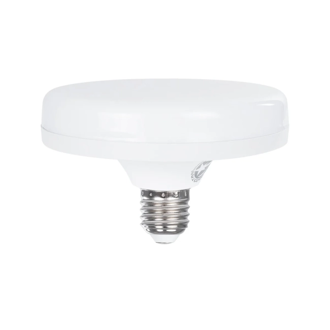  UFO 60070 Λάμπα E27 F120 LED 22W 2134lm 180° AC 220-240V IP20 Φυσικό Λευκό 4500K - Lumileds SMD Chip - Λευκό Γαλακτερό - Μ12 x Π12 x Υ7.5cm - 3 Χρόνια Εγγύηση - 2