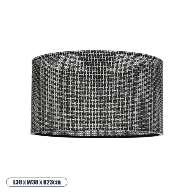 CILIO 203-0157 Μοντέρνο Φωτιστικό Οροφής με Ντουί 1 x E27 AC 220-240V IP20 - Μαύρο - Μ38 x Π38 x Υ23cm CILIO 203-0157 Μοντέρνο Φωτιστικό Οροφής με Ντουί 1 x E27 AC 220-240V IP20 - Μαύρο - Μ38 x Π38 x Υ23cm