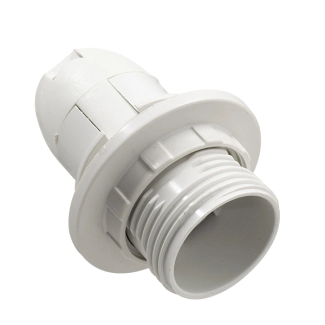 ΣΕΤ Ντουί E14 με Ροδέλα Πλαστικό Λευκό DIY  78962 - 2