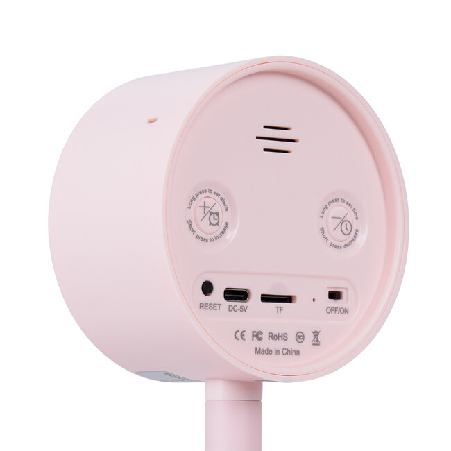 86007 Rechargeable Table Camera WiFi HD 1080P 160° 1500mAh Two Way Audio Motion Detection & Digital Clock - Επαναφορτιζόμενη Επιτραπέζια Κάμερα WiFi HD 1080P 160° 1500mAh Διπλή Κατέυθυνση Ομιλίας Ανιχνευτή Κίνησης & Ψηφιακό Ρολόι - Ροζ - 8