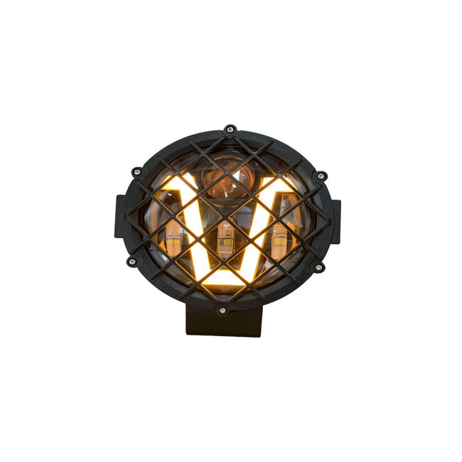 85439 Vehicle & JEEP Work Lights - Φώτα Εργασίας για Οχήματα και JEEP με V Light DRL & Φλας LED High Power 45W DC 9-36V Αδιάβροχo IP67 Πορτοκαλί & Ψυχρό Λευκό 6000K M17 x Π8 x Υ21cm - 7