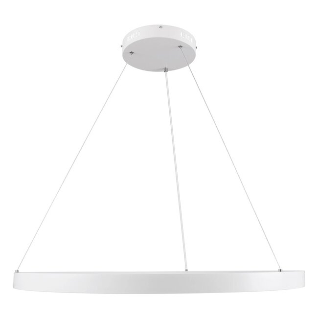 kelvo® NEMESIS KLV-101-0212 Κρεμαστό Φωτιστικό Οροφής LED 67W 6700lm 180° AC 220-240V IP20 Ρυθμιζόμενο Λευκό CCT με Χειριστήριο από 2700K έως 6000K Dimmable - Lumileds SMD Chip - Λευκό Ματ - Μ80 x Π80 x Υ4cm - 3 Χρόνια Εγγύηση - 4