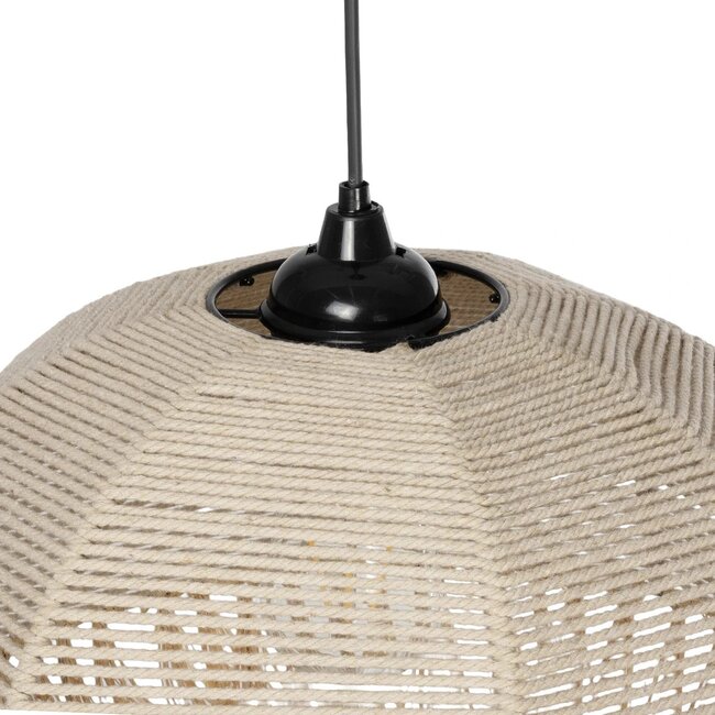 PLUVIA 205-0081 Boho Κρεμαστό Φωτιστικό Οροφής με Ντουί 1 x E27 AC 220-240V IP20 - Μπεζ - M40 x Π40 x Υ70cm - 11