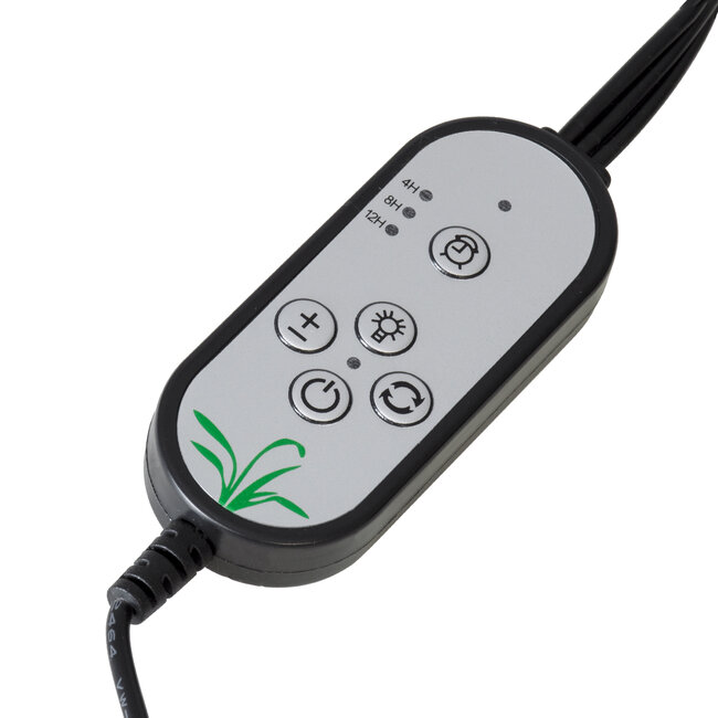 79653 Grow Light Hydro Spectrum LED Φωτιστικό Ανάπτυξης Υδροπονικών Φυτών Γλάστρας με 3 Κινούμενες Κεφαλές & Βάση Clip SMD 2835 15W 160° DC 5V IP20 με Dimmer & Timer Εσωτερικού Χώρου για Κάλυψη Επιφάνειας 1m x 1m Πλήρους Φάσματος Φωτισμού - 9