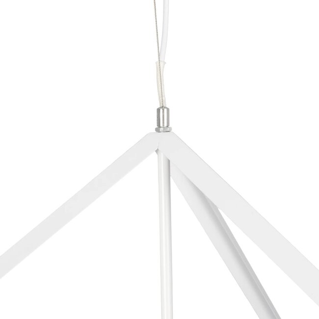 CUBE 999-0217 Μοντέρνο Κρεμαστό Φωτιστικό Οροφής με Ντουί 1 x E27 AC 220-240V IP20 - Λευκό - Μ70 x Π70 x Y87cm - 7