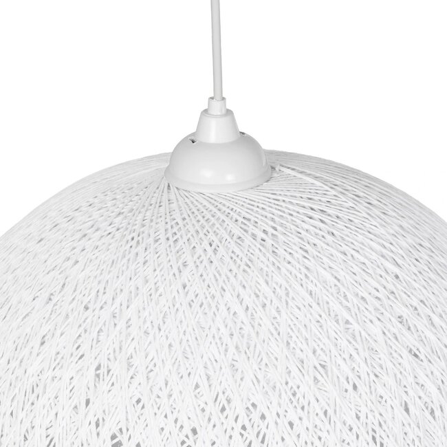 SOLEI 205-0007 Boho Κρεμαστό Φωτιστικό Οροφής με Ντουί 1 x E27 AC 220-240V IP20 - Λευκό - M40 x Π40 x Υ45cm - 8