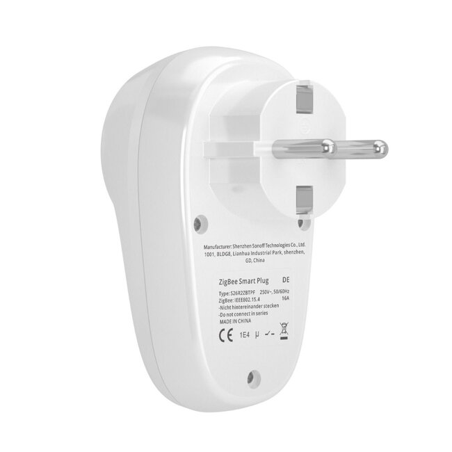 80054 SONOFF S26R2ZBTPF-DE - Zigbee Smart Plug Schuko EU - Smart Plug - 4