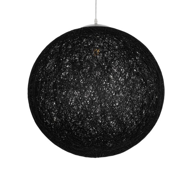 OCEANA 999-0157 Boho Κρεμαστό Φωτιστικό Οροφής με Ντουί 1 x E27 AC 220-240V IP20 - Μαύρο - Μ60 x Π60 x Υ60cm