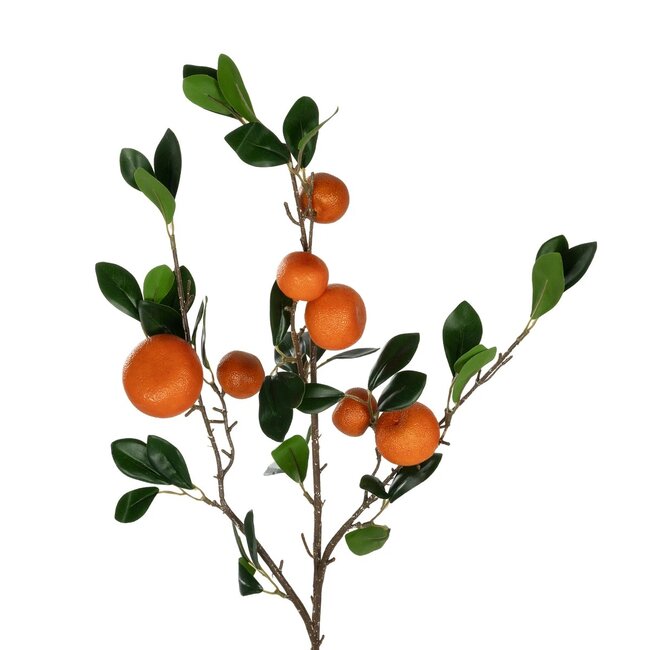 Artificial Garden ORANGE FRUIT BRANCH 21435 Τεχνητό Διακοσμητικό Κλαδί Πορτακαλιά Y83cm