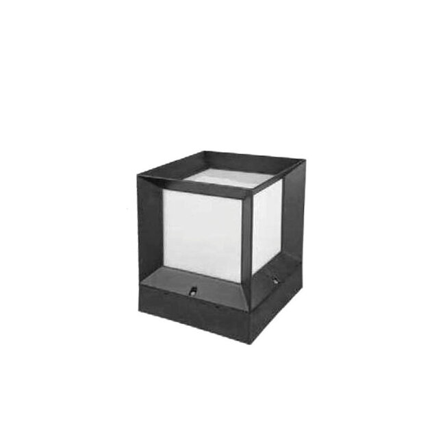 ENGLAND 202-0017 MODERN FLOOR LIGHT 1 X E27 IP44 - BLACK PLASTIC - L22 X W22 X H27CM