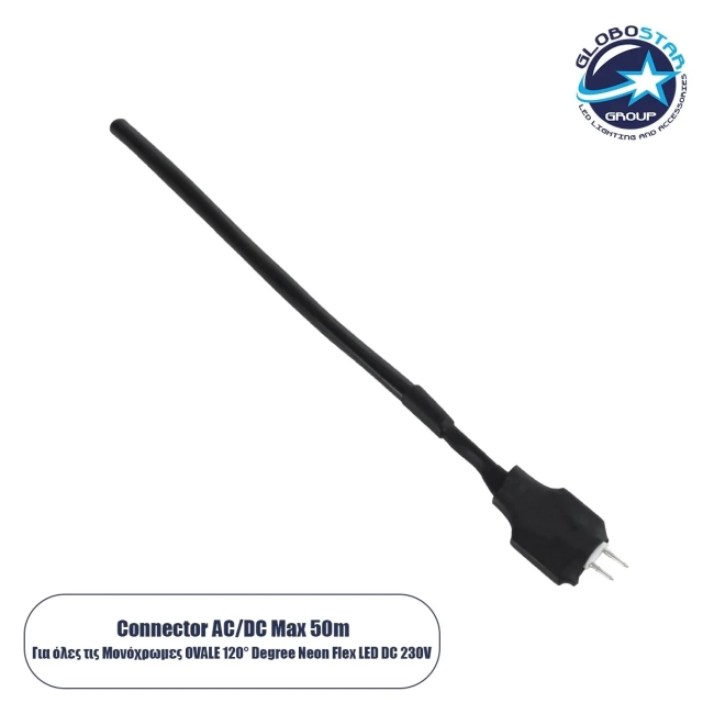  NEOVALE-NEOTUBE-A 223032 Μεταλλάκτης Τροφοδοσίας 3A 690W AC 220-240V σε DC 220-240V για έως 50 Μέτρα Neon Flex LED Αδιάβροχο IP65 - Λευκό - Μ29 x Π2.5 x Υ0.4cm - 2 Χρόνια Εγγύηση
