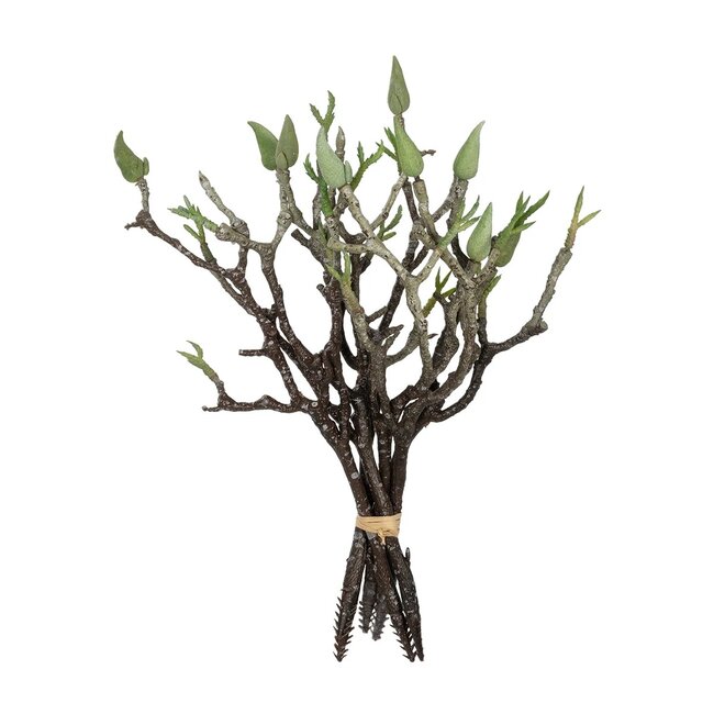 Artificial Garden GREEN ORCHID BOUQET 21466 Τεχνητό Διακοσμητικό Μπουκέτο Πράσινη Ορχιδέα Y34cm