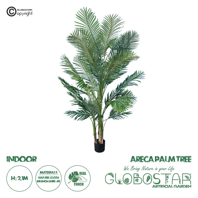 Artificial Garden ARECA PALM TREE 20013 Τεχνητό Διακοσμητικό Φυτό Φοινικόδεντρο Αρέκα Υ210cm Artificial Garden ARECA PALM TREE 20013 Τεχνητό Διακοσμητικό Φυτό Φοινικόδεντρο Αρέκα Υ210cm