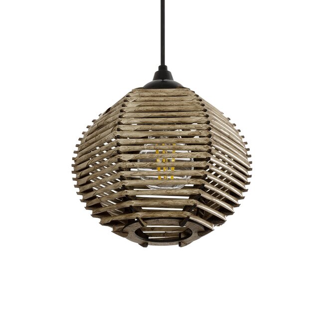 JUTTI 205-0041 Boho Κρεμαστό Φωτιστικό Οροφής με Ντουί 1 x E27 AC 220-240V IP20 - Μπεζ - M20 x Π20 x Υ18cm - 2