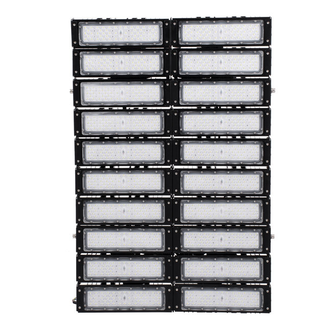 GOLIATH 90105 LED Προβολέας Γηπέδου - Φωτιστικό Tunnel 1000W 160000LM 75°*135° AC 100-277V Αδιάβροχο IP65 Μ62 x Π22 x Υ90cm Ψυχρό Λευκό 5000K - MeanWell Driver & LumiLEDs Chip - 5 Χρόνια Εγγύηση - 7
