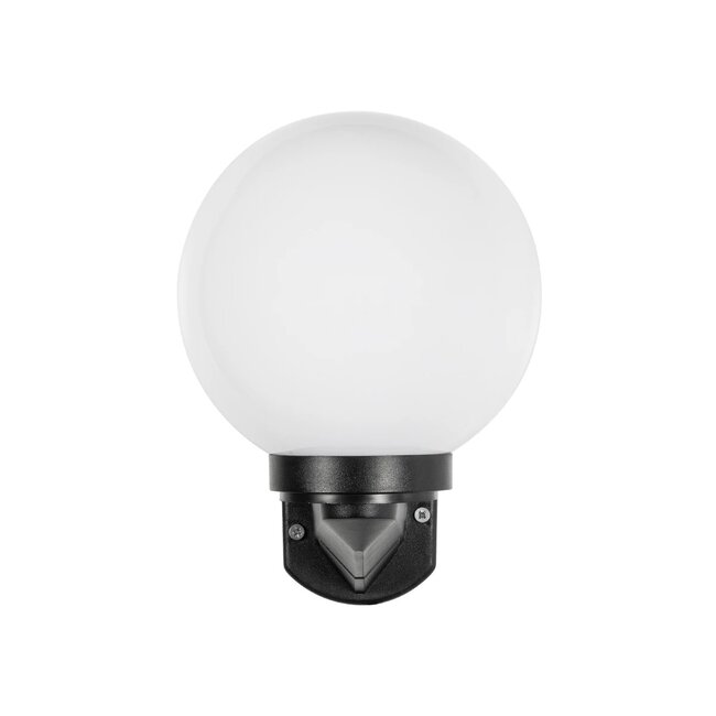 AGROS 61592 Φωτιστικό Τοίχου - Απλίκα Κήπου με Ντουί 1 x E27 AC 220-240V Αδιάβροχο IP65 - Λευκό & Μάυρο - Μ20 x Π20 x Υ30cm