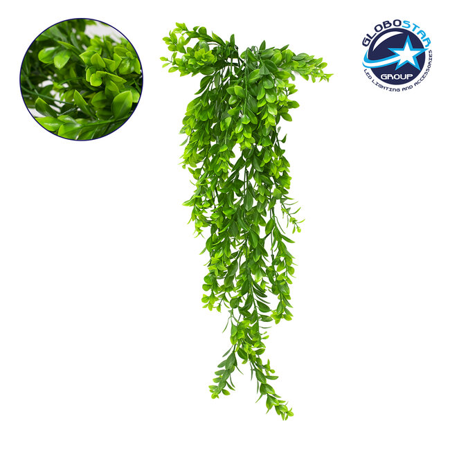 78060 Τεχνητό Κρεμαστό Φυτό Διακοσμητικών Κλαδιών με Πράσινο Φύλλωμα Μυρτιάς Μ30 x Y80 x Π10cm