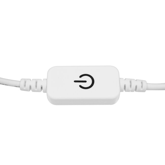 73303 LED Dimmer Αφής με Διακόπτη On/Off Λευκό DC 12-24V Max 120W - 4
