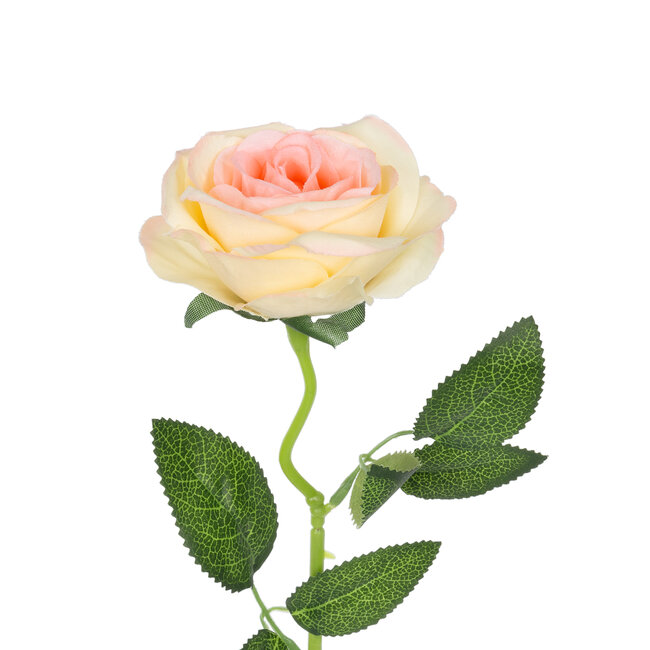 Artificial Garden CHAMPAGNE ROSE BRANCH 21141 Τεχνητό Διακοσμητικό Κλαδί Σαμπανιζέ Τριαντάφυλλο Y50cm