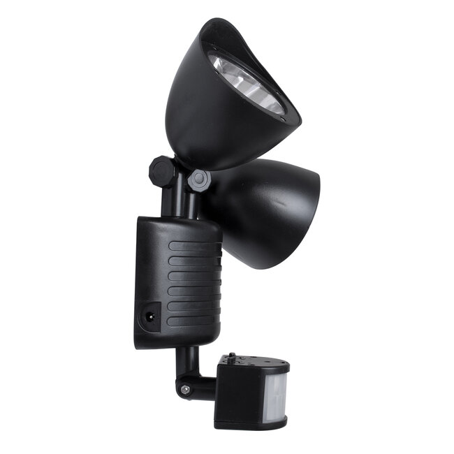 85712 Μαύρο Αυτόνομο Ηλιακό Φωτιστικό LED SMD 10W 150lm με Ενσωματωμένη Μπαταρία 1200mAh - Φωτοβολταϊκό Πάνελ με Αισθητήρα Ημέρας-Νύχτας και PIR Αισθητήρα Κίνησης Αδιάβροχο IP54 Ψυχρό Λευκό 6000K - 6