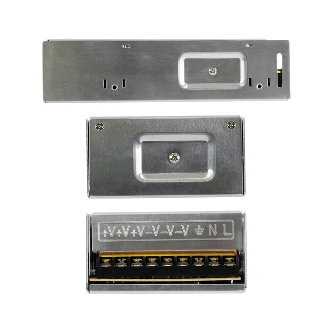 73037 Μεταλλικό Τροφοδοτικό PELV για Προϊόντα LED 400W 33.3A - AC 220-240V σε DC 12V - IP20 - Μ20 x Π10 x Υ5cm - 3 Χρόνια Εγγύηση - 6