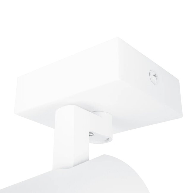 kelvo® SPOTA KLV-101-0135 Μοντέρνο Κινούμενο Φωτιστικό Σποτ Οροφής με Ντουί 1 x GU10 90° AC 220-240V IP20 - Λευκό Ματ - Μ7 x Π6 x Υ14cm - 10