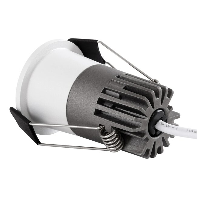 kelvo® DOT KLV-101-0304 Χωνευτό Φωτιστικό Downlight Σποτ LED 5W 650lm 38° AC 220-240V IP20 Φυσικό Λευκό 4500K - Bridgelux COB Chip & TÜV SÜD Driver - Λευκό Ματ - Μ4 x Π4 x Υ5.9cm / Q3.5cm - 5 Χρόνια Εγγύηση - 4