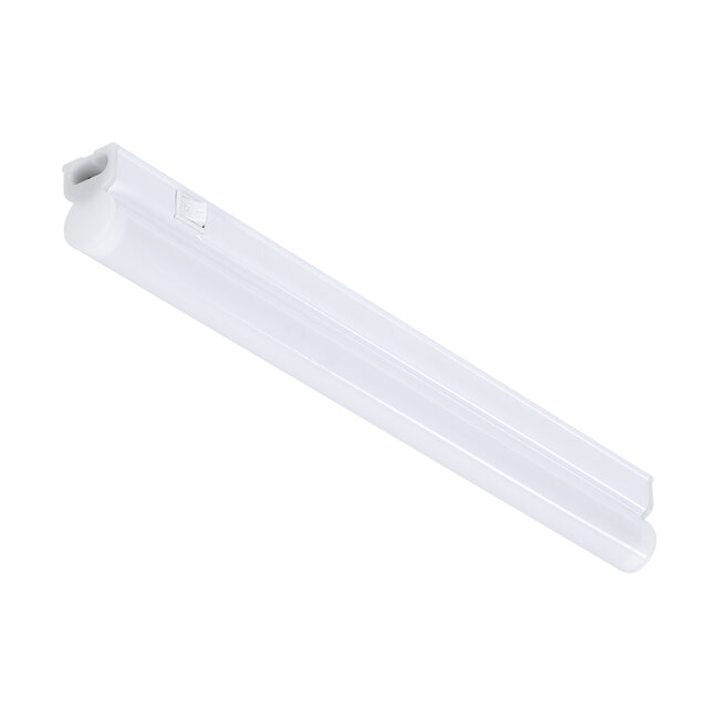 TUBO 60784 Γραμμικό Φωτιστικό Οροφής Linear LED Τύπου T5 Επεκτεινόμενο 5.5W 550lm 180° AC 220-240V IP20 Πάγκου Κουζίνας με Διακόπτη On/Off Μ30 x Π2.2 x Υ3.5cm Ψυχρό Λευκό 6000K - Λευκό - 3 Years Warranty