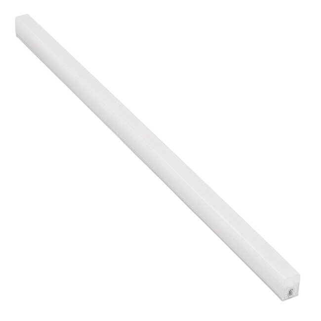HEXON GLB-101-0088 Γραμμικό Επεκτεινόμενο DIY Φωτιστικό Οροφής LED 14W 1750lm 120° AC 220-240V IP20 Φυσικό Λευκό 4000K - Sanan SMD Chip - Ασημί - Μ89 X Π2 X Υ3.5cm - 3 Χρόνια Εγγύηση
