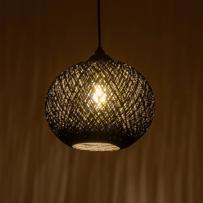 SOLEI 205-0006 Boho Κρεμαστό Φωτιστικό Οροφής με Ντουί 1 x E27 AC 220-240V IP20 - Μαύρο - M20 x Π20 x Υ25cm - 3 SOLEI 205-0006 Boho Κρεμαστό Φωτιστικό Οροφής με Ντουί 1 x E27 AC 220-240V IP20 - Μαύρο - M20 x Π20 x Υ25cm - 3