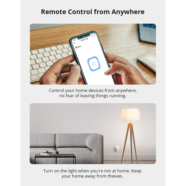 80054 SONOFF S26R2ZBTPF-DE - Zigbee Smart Plug Schuko EU - Smart Plug - 7