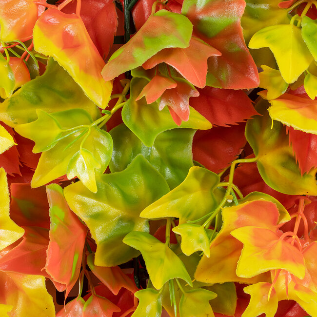 Artificial Garden AUTUMN MAPLE 20349 Τεχνητό Διακοσμητικό Πάνελ Φυλλωσιάς - Κάθετος Κήπος σύνθεση Φθινοπωρινός Σφένδαμος Μ50 x Π50 x Υ10cm - 6