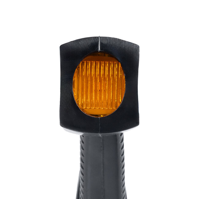 79924 Ζευγάρι Πλευρικά Φώτα Όγκου Φορτηγών LED 6xSMD2835 DC24V 3W 200lm IP66 Πορτοκαλί & 6000K & Κόκκινο - Μ6.5 x W3 x H1.8cm - 8