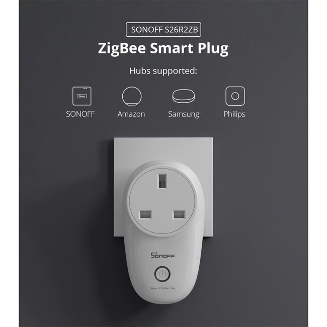 80054 SONOFF S26R2ZBTPF-DE - Zigbee Smart Plug Schuko EU - Smart Plug - 5