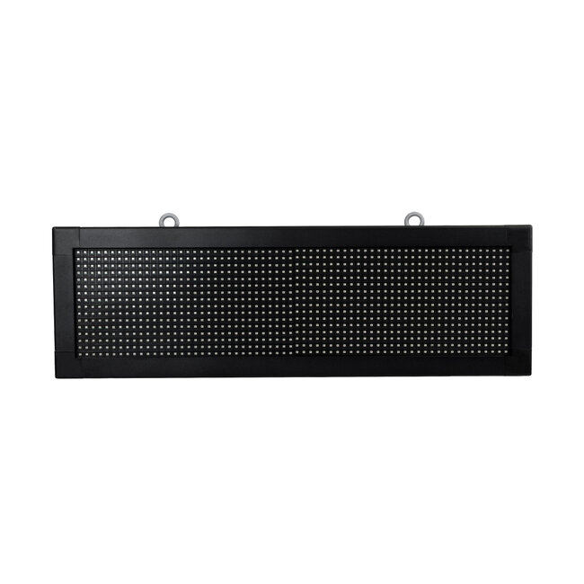 DISPLAY 90317 LED Scrolling Display 64x16cm - Κυλιόμενη Ψηφιακή Πινακίδα / Επιγραφή Διπλής Όψης P10 LED SMD AC 220-240V - Λειτουργία μέσω Wi-Fi με Εφαρμογή APP - Αισθήτηρας Θερμοκρασίας και Υγρασίας - Αδιάβροχο IP65 - Μ70.5 x Π11 x Υ22.5cm - Πράσινο - 1 Χρόνο Εγγύηση