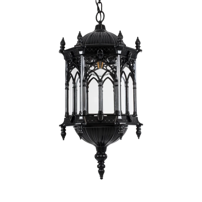 DARCY 00672 Vintage Κρεμαστό Φωτιστικό Οροφής με Ντουί 1 x E27 AC 220-240V IP20 - Μαύρο & Διάφανο - Μ35 x Π35 x Υ61cm DARCY 00672 Vintage Κρεμαστό Φωτιστικό Οροφής με Ντουί 1 x E27 AC 220-240V IP20 - Μαύρο & Διάφανο - Μ35 x Π35 x Υ61cm