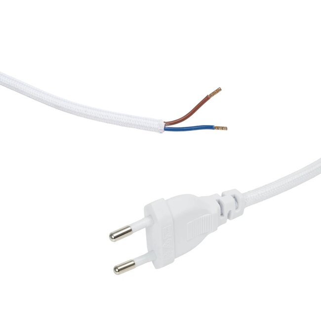 WHIP 77671 Μοντέρνο DIY Φωτιστικό με Υφασμάτινο Καλώδιο, με Διακόπτη On/Off AC 220-240V IP20 - Λευκό - Μ140 x Π3.5 x Υ1.5cm - 2 WHIP 77671 Μοντέρνο DIY Φωτιστικό με Υφασμάτινο Καλώδιο, με Διακόπτη On/Off AC 220-240V IP20 - Λευκό - Μ140 x Π3.5 x Υ1.5cm - 2