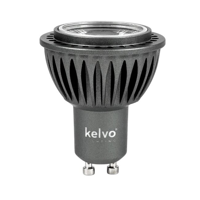 kelvo® KYRON 10° KLV-103-0006 Σποτ GU10 MR16 LED 7W 770lm CRI (Ra) ≥ 90 10° AC 220-240V IP20 Θερμό Λευκό 2700K Dimmable - CREE CXA Chip - Γκρι Ανθρακί Ματ - Μ5 x Π5 x Υ6cm - 3 Χρόνια Εγγύηση - 3