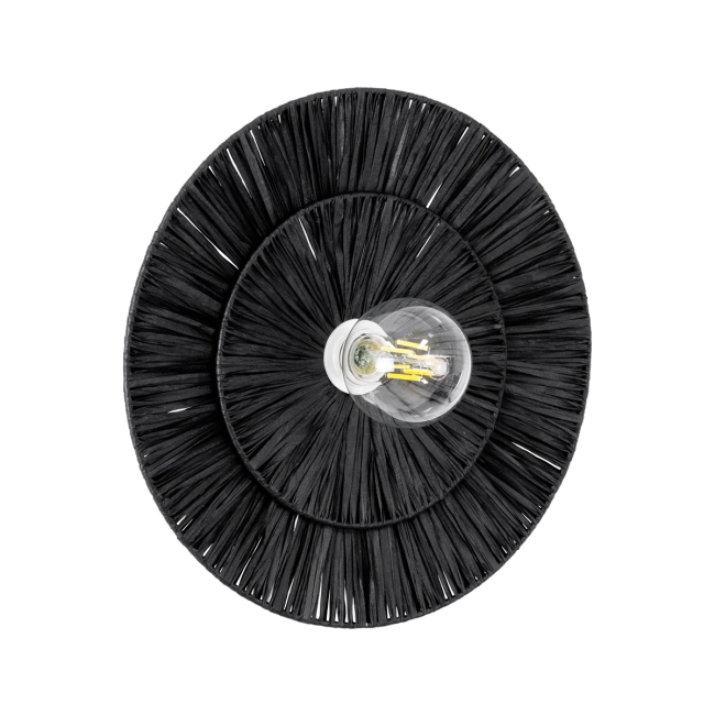 COLOMBO 02280 Boho Φωτιστικό Τοίχου - Απλίκα με Ντουί 1 x E27 AC 220-240V IP20 - Μαύρο - Μ40 x Π40 x Υ9cm COLOMBO 02280 Boho Φωτιστικό Τοίχου - Απλίκα με Ντουί 1 x E27 AC 220-240V IP20 - Μαύρο - Μ40 x Π40 x Υ9cm