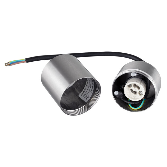 75580 Φωτιστικό Κήπου Stainless Steel με Ντουί GU10 230v Αδιάβροχο IP66 - 4