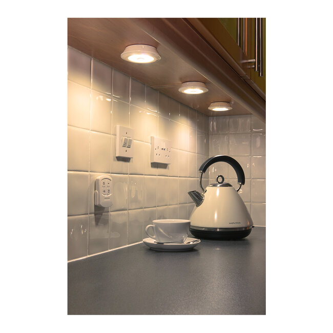 79045 Φωτιστικά Νυκτός Μπαταρίας LED COB 6W 600lm με Timer & Ασύρματο Χειριστήριο RF - ΣΕΤ 3 Τεμαχίων Θερμό Λευκό 3000K - 17 79045 Φωτιστικά Νυκτός Μπαταρίας LED COB 6W 600lm με Timer & Ασύρματο Χειριστήριο RF - ΣΕΤ 3 Τεμαχίων Θερμό Λευκό 3000K - 17