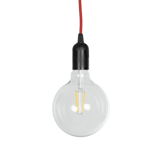 WHIP 77666 Μοντέρνο DIY Φωτιστικό με Υφασμάτινο Καλώδιο, Ντουί 1 x E27, Διακόπτη On/Off & Πρίζα AC 220-240V IP20 - Κόκκινο & Μαύρο - Μ140 x Π4 x Υ4cm - 4 WHIP 77666 Μοντέρνο DIY Φωτιστικό με Υφασμάτινο Καλώδιο, Ντουί 1 x E27, Διακόπτη On/Off & Πρίζα AC 220-240V IP20 - Κόκκινο & Μαύρο - Μ140 x Π4 x Υ4cm - 4