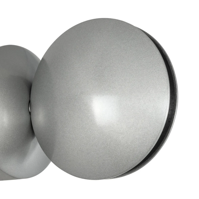  SEPTUM 93067 Μοντέρνο Φωτιστικό Τοίχου - Απλίκα LED 9W 1150lm 1° AC 220-240V IP44 Μπλε - CREE XPE Chip & TÜV SÜD Driver - Γκρι Ανθρακί Ματ - Μ12 x Π11 x Υ17cm - 5 Χρόνια Εγγύηση - 5
