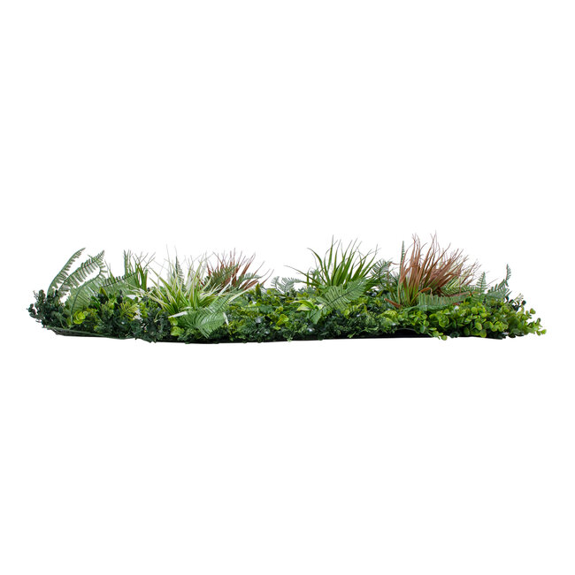 Artificial Garden JUNGLE FERN 20351 Τεχνητό Διακοσμητικό Πάνελ Φυλλωσιάς - Κάθετος Κήπος σύνθεση Ζούγκλα Φτέρης Μ100 x Π100 x Υ20cm
