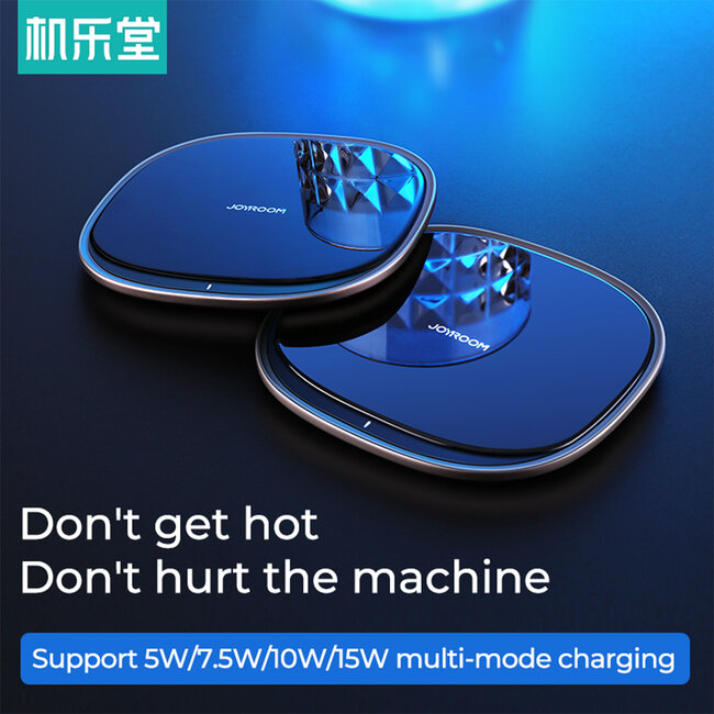 87181 JOYROOM Originals JR-A23 Τετράγωνη Μαγνητική Βάση Κινητού Αυτοκινήτου Ασύρματη Φόρτιση MagSafe Max 15W Wireless Charging Pad (Qi) Σταθερή με Αυτοκόλλητη Ταινία Λευκό - 2