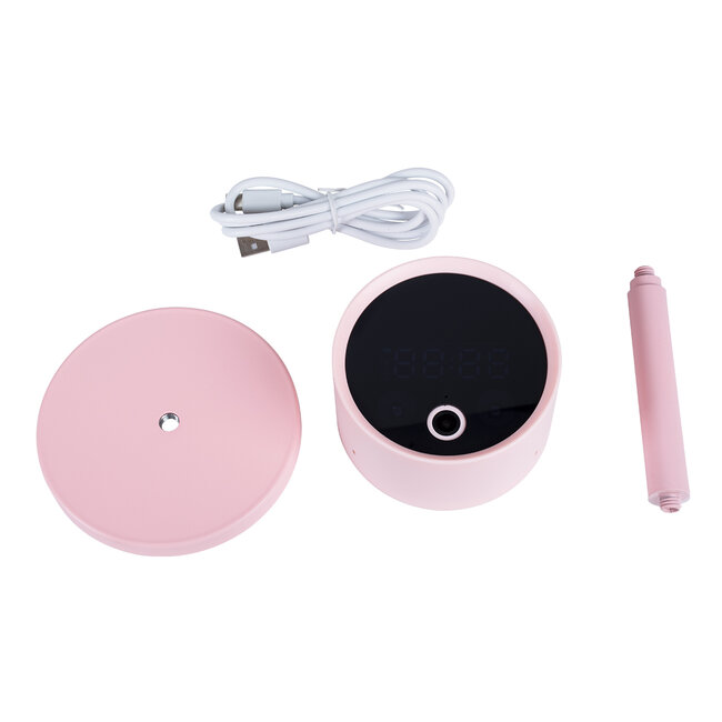 86007 Rechargeable Table Camera WiFi HD 1080P 160° 1500mAh Two Way Audio Motion Detection & Digital Clock - Επαναφορτιζόμενη Επιτραπέζια Κάμερα WiFi HD 1080P 160° 1500mAh Διπλή Κατέυθυνση Ομιλίας Ανιχνευτή Κίνησης & Ψηφιακό Ρολόι - Ροζ - 11