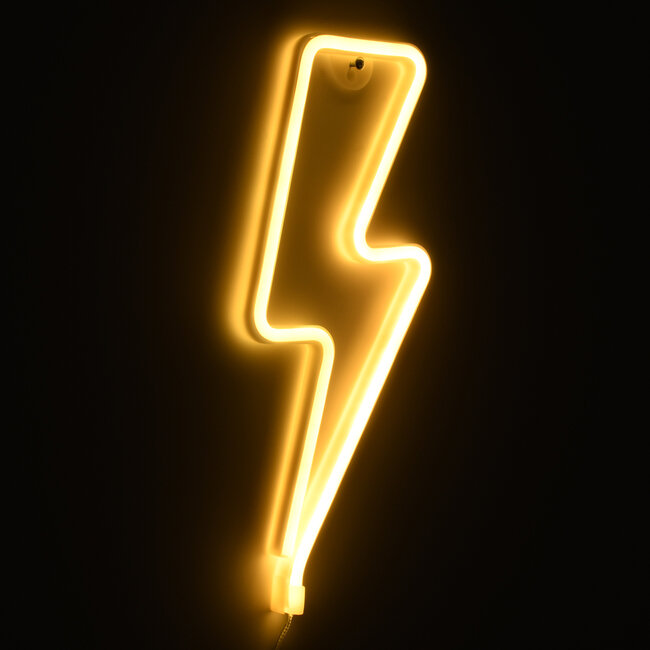 78590 Φωτιστικό Ταμπέλα Φωτεινή Επιγραφή NEON LED Σήμανσης LIGHT STRIKE 5W με Καλώδιο Τροφοδοσίας USB - Μπαταρίας 3xAAA (Δεν Περιλαμβάνονται) - Θερμό Λευκό 2700K - 6