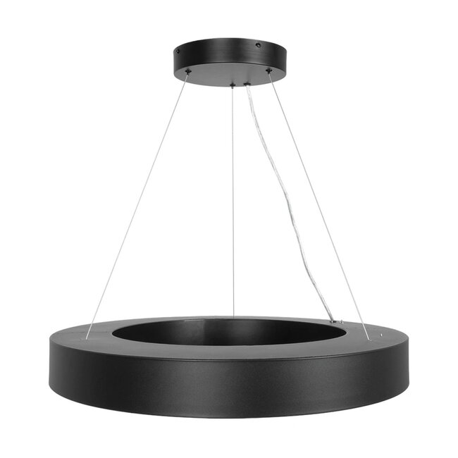 kelvo® RA KLV-101-0365 Κρεμαστό Φωτιστικό Οροφής LED 67W 6700lm 120° AC 220-240V IP20 Ρυθμιζόμενο Λευκό CCT με Χειριστήριο από 2700K έως 6000K Dimmable - Lumileds SMD Chip - Μαύρο Ματ - Μ60 x Π60 x Υ8cm - 3 Χρόνια Εγγύηση - 7