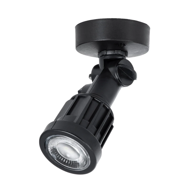  GARDENINI 61547 Φωτιστικό Σποτ LED 5W 550lm 38° DC 24V Αδιάβροχο IP68 Πράσινο Dimmable - Lumileds SMD Chip - Μαύρο - Μ7 x Π7 x Υ14.5cm - 3 Χρόνια Εγγύηση